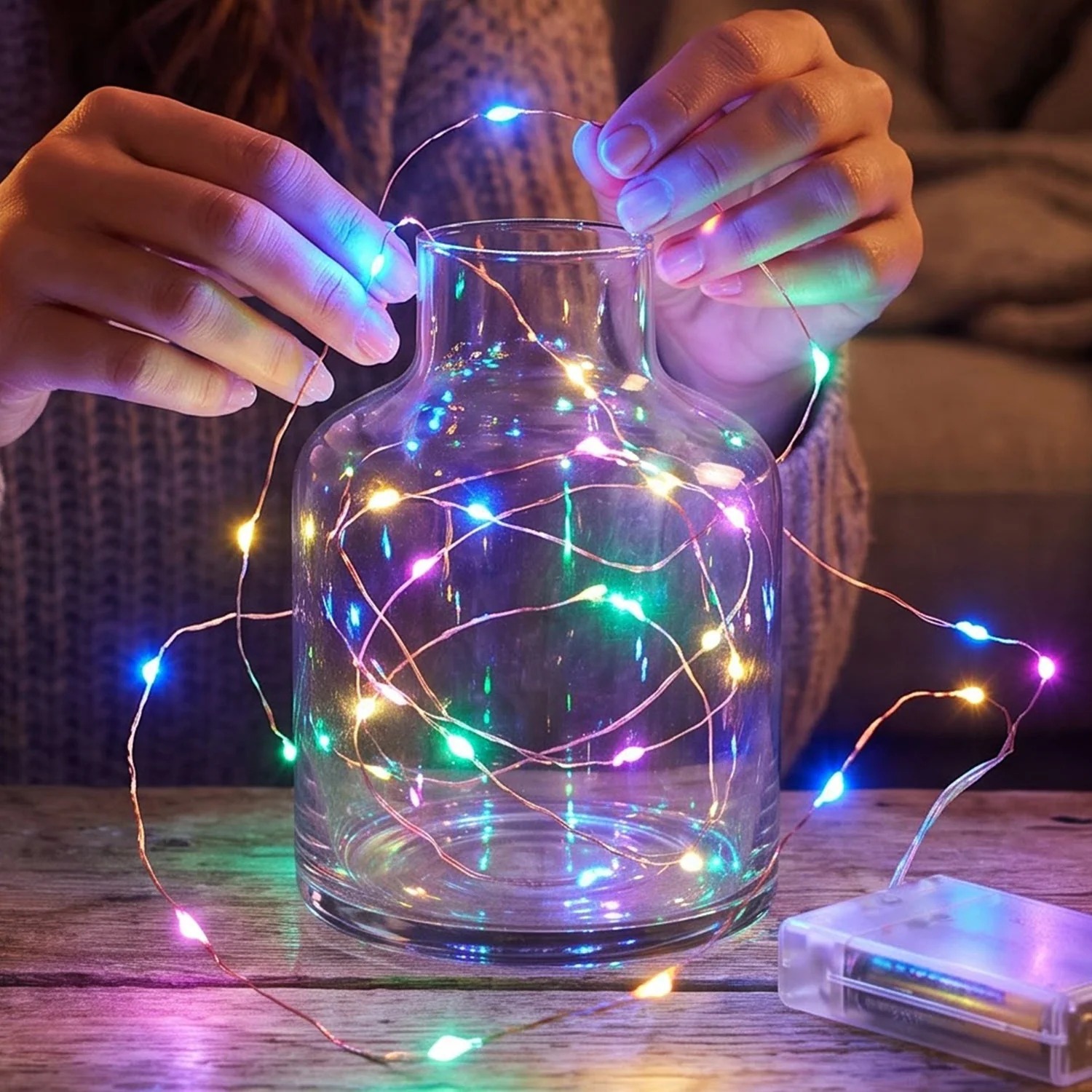 Battery LED Fairy Light for Home Decor, Jar, Vase and Shelf Lighting (1 Pc)