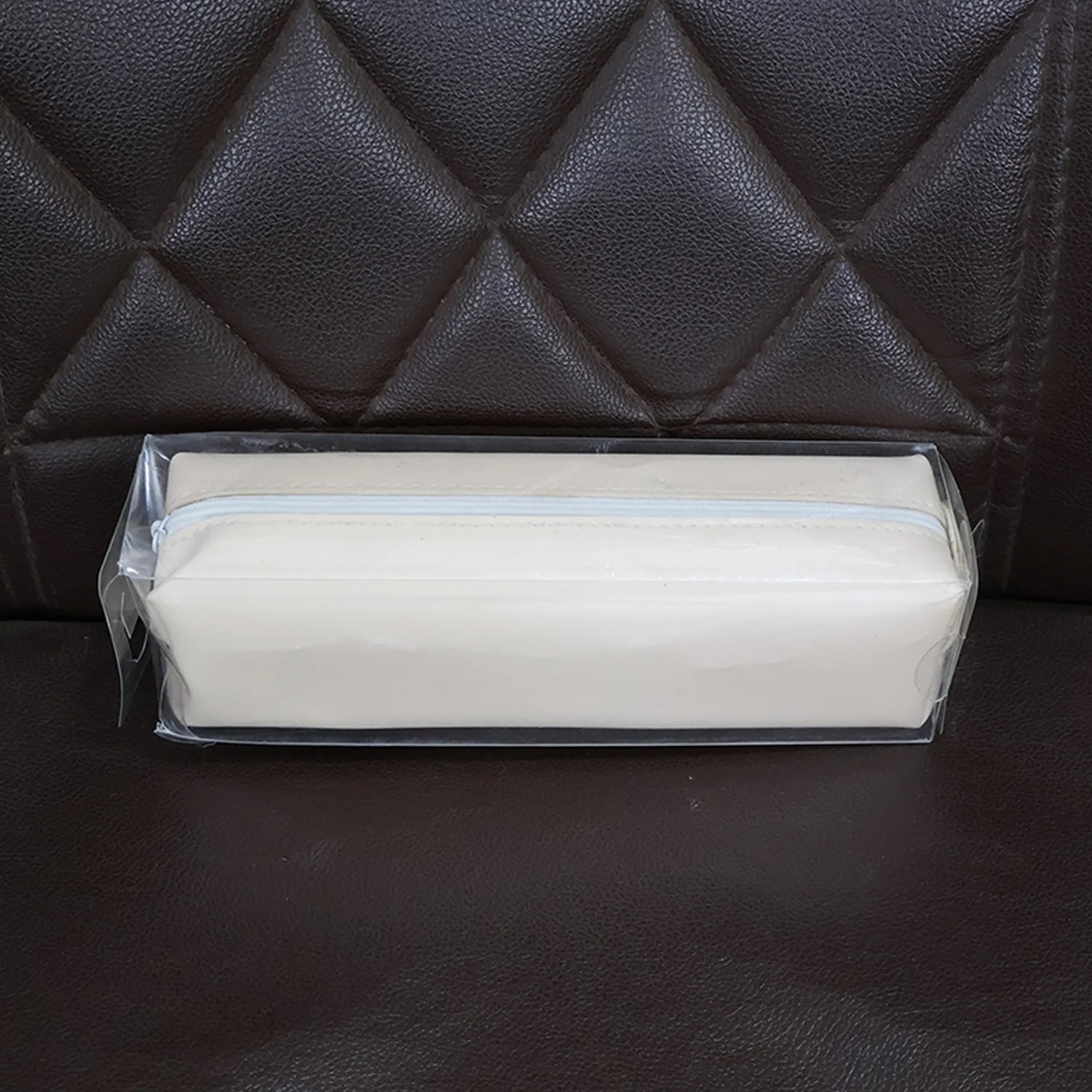 PU Leather Pencil Pouch – Slim, Soft Zippered Stationery Case