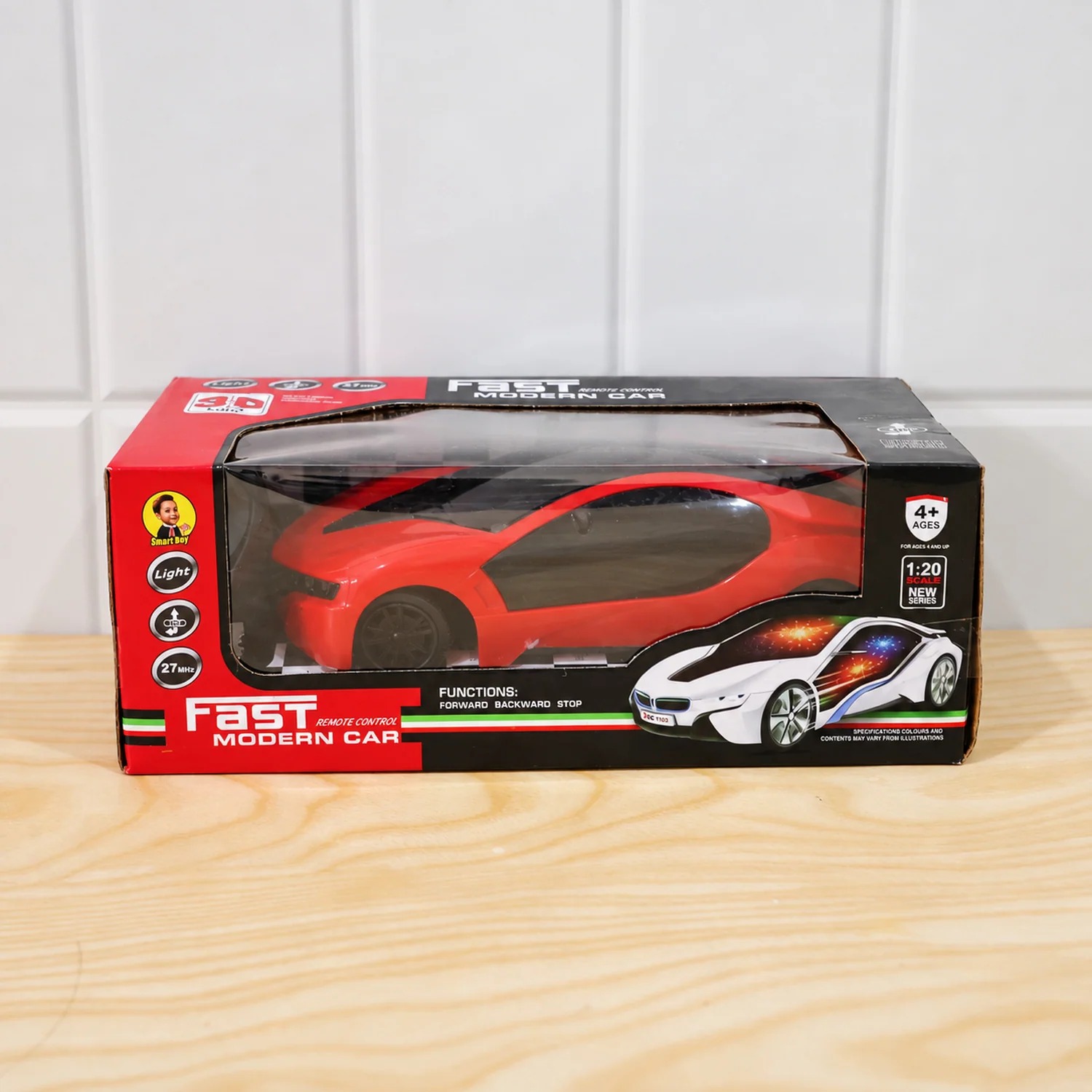 Remote Control Racing Car – 3D LED Lights & Easy Control | Spark Tots