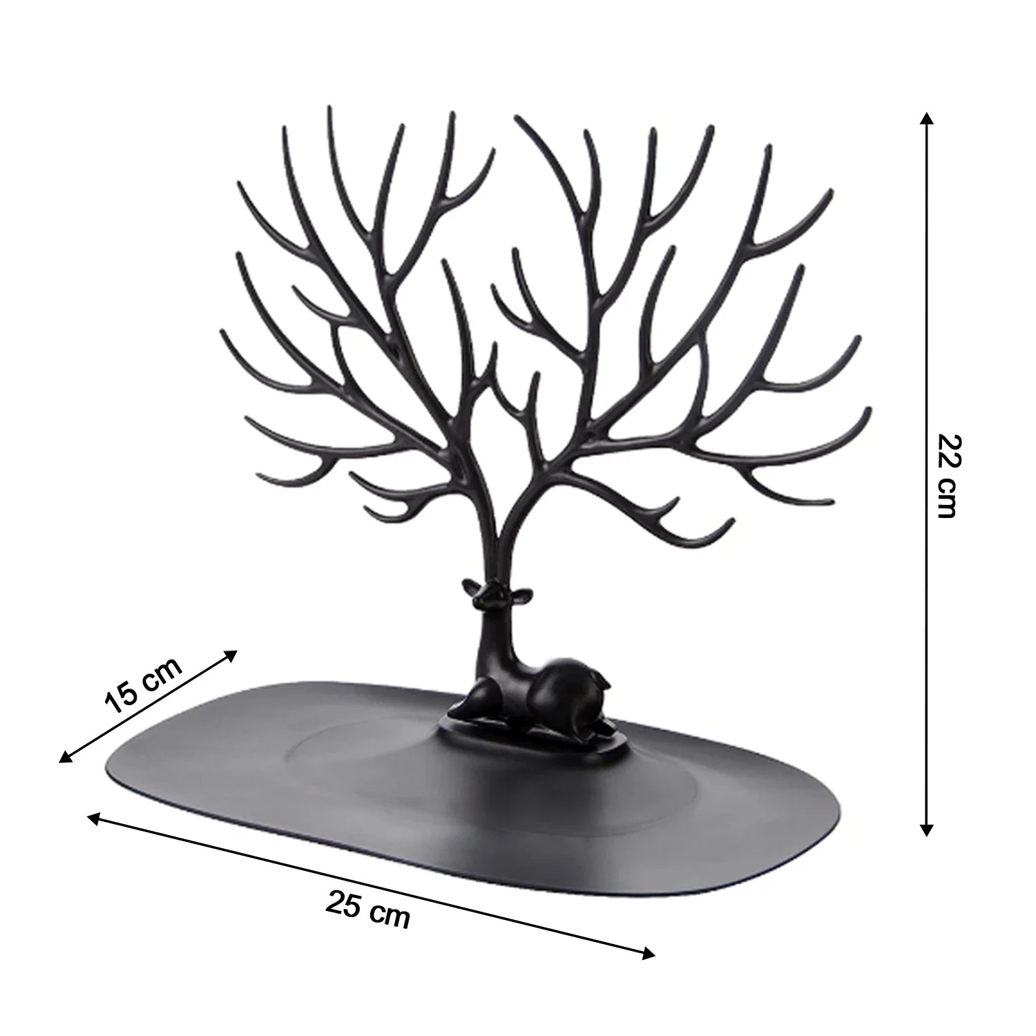 Deer Shaped Jewellery Holder – Elegant Antler Tree Organizer