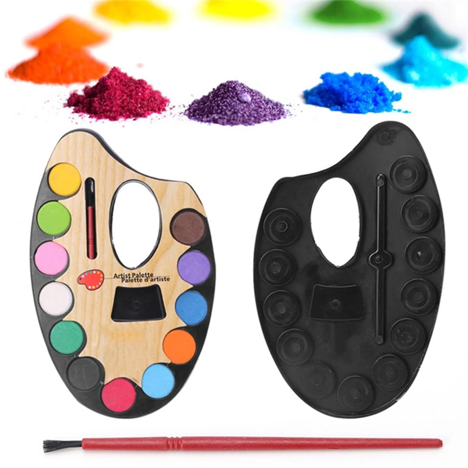 Non-Toxic Watercolor Set – 12 Vibrant Colours for Artists