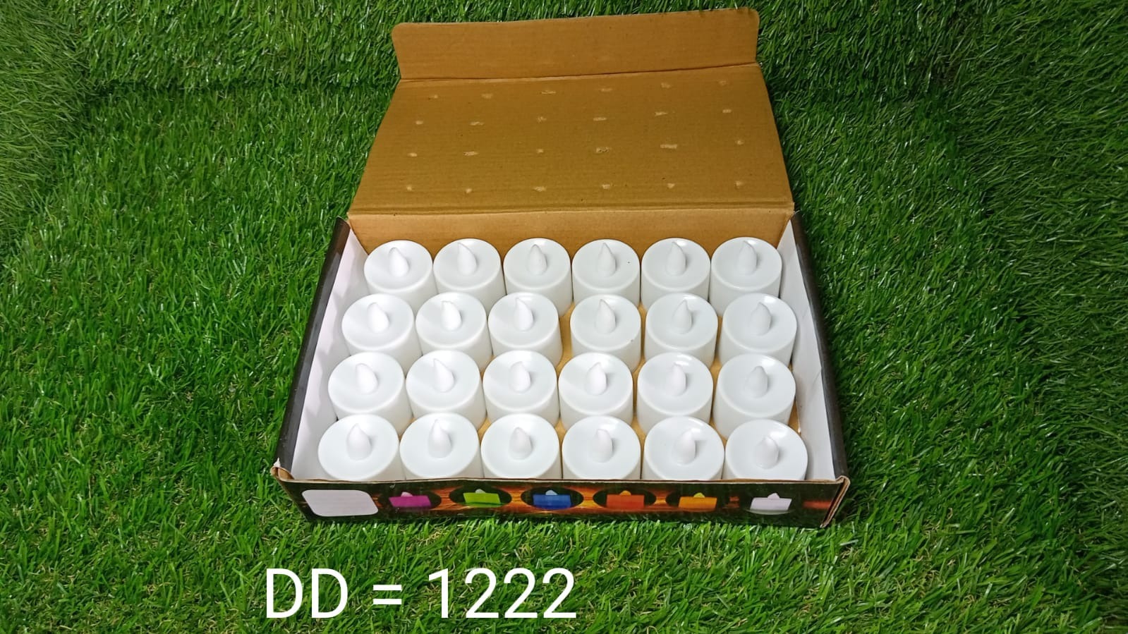 LED Tealight Candles – White 24 Pcs for Diwali Decor | Indo Glow